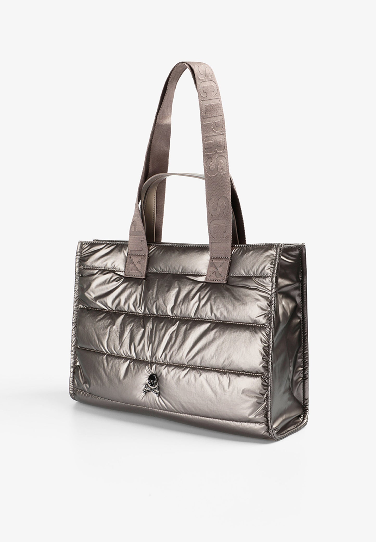 BOLSA TOTE ACOLCHOADA METALIZADA