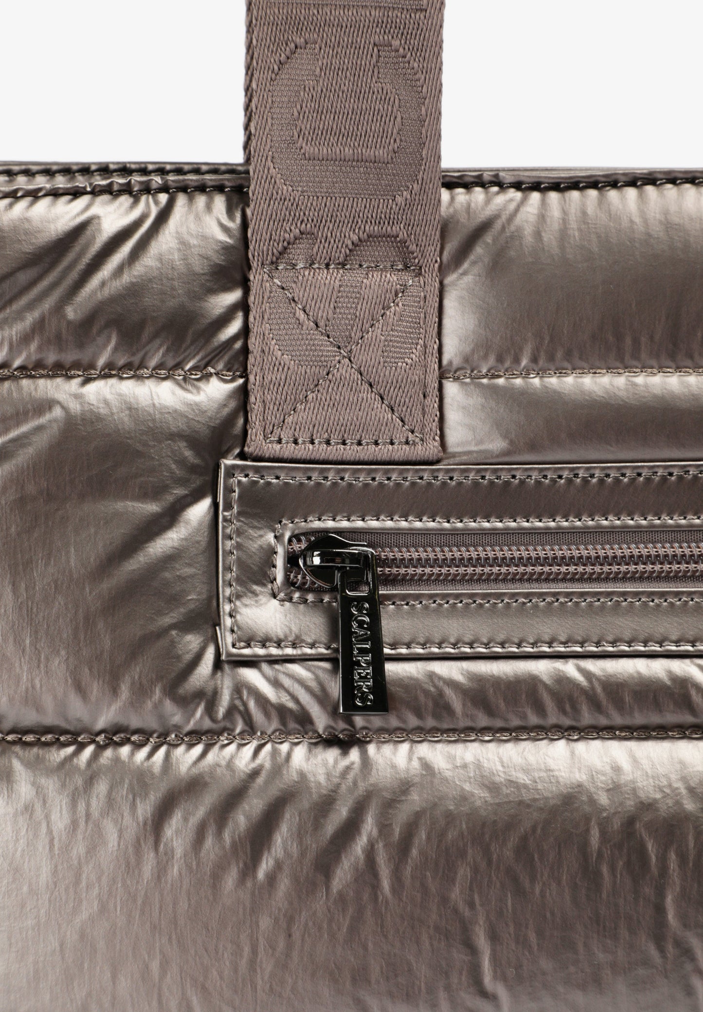 BOLSA TOTE ACOLCHOADA METALIZADA