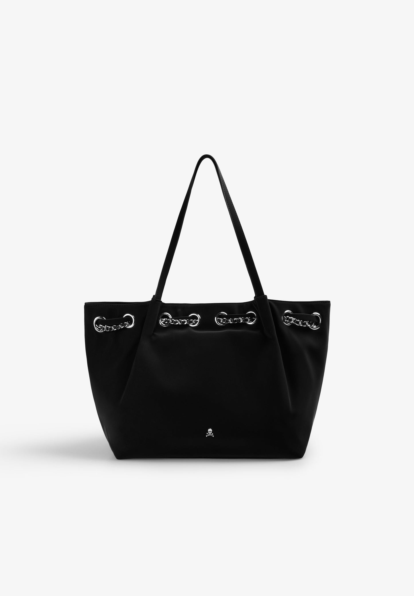 BOLSA SHOPPER COM ILHÓS COM CORRENTE