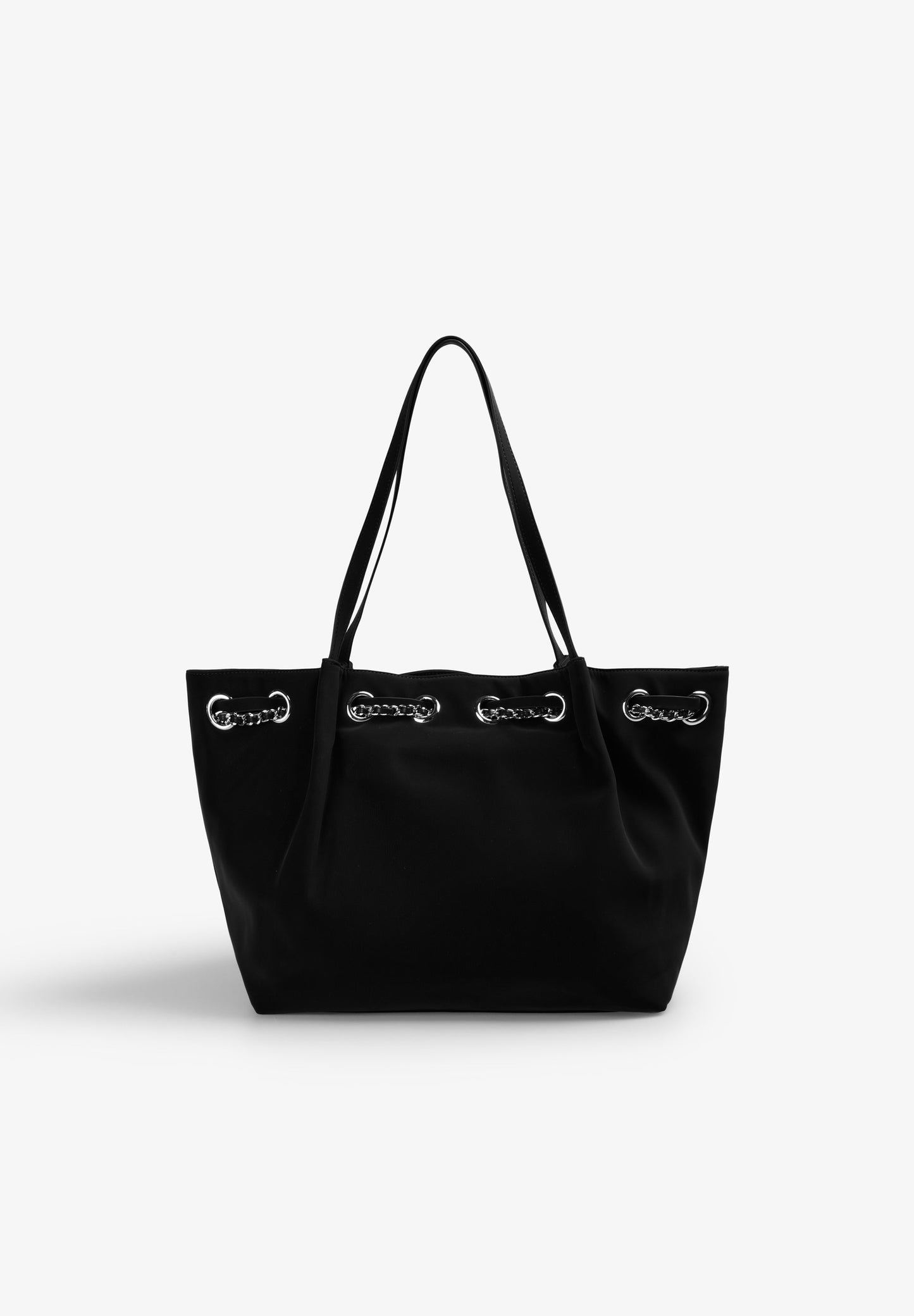 BOLSA SHOPPER COM ILHÓS COM CORRENTE