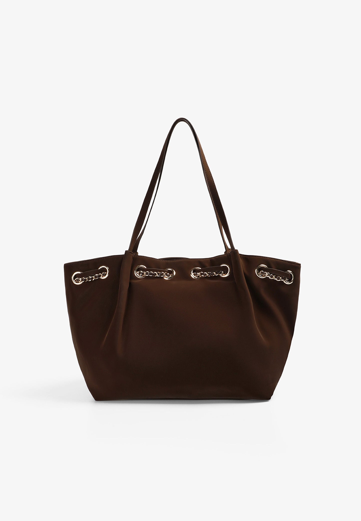 BOLSA SHOPPER COM ILHÓS COM CORRENTE