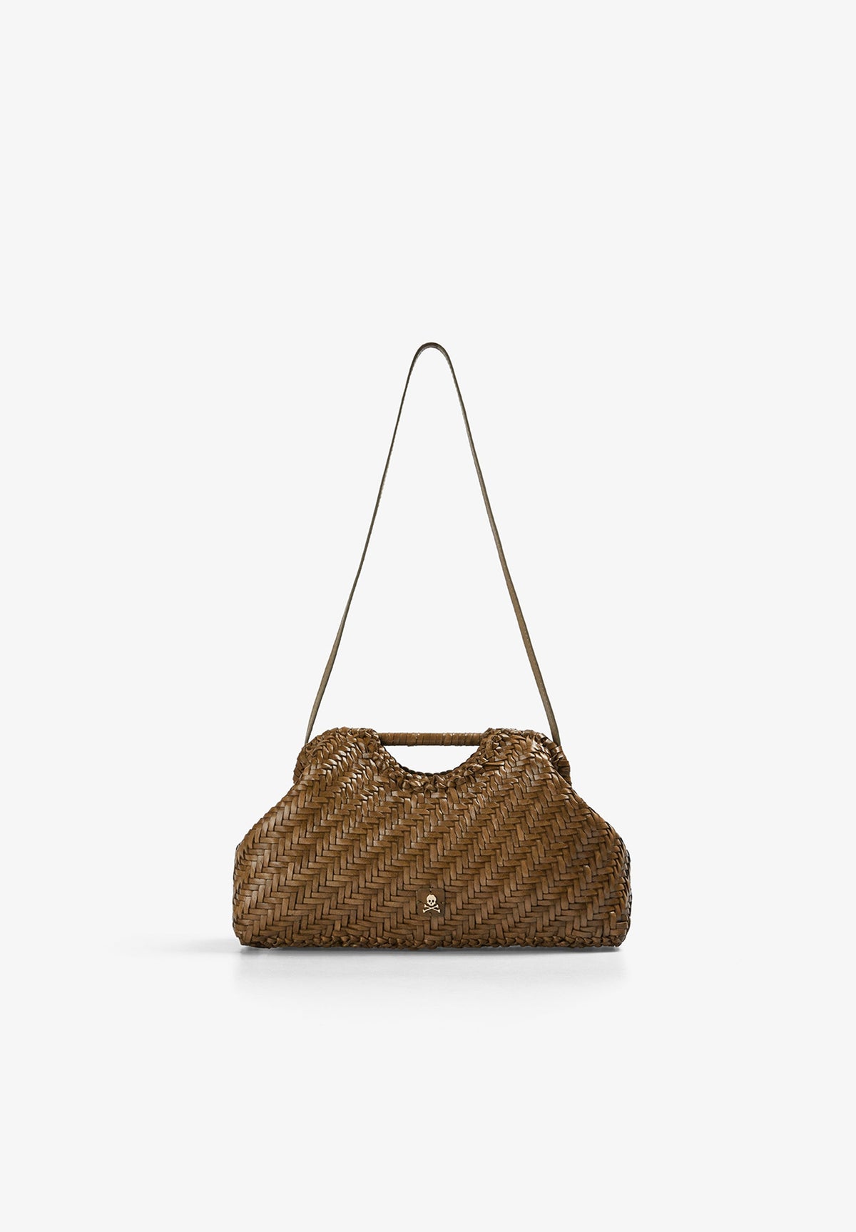 BOLSA DE PELE TRANÇADA