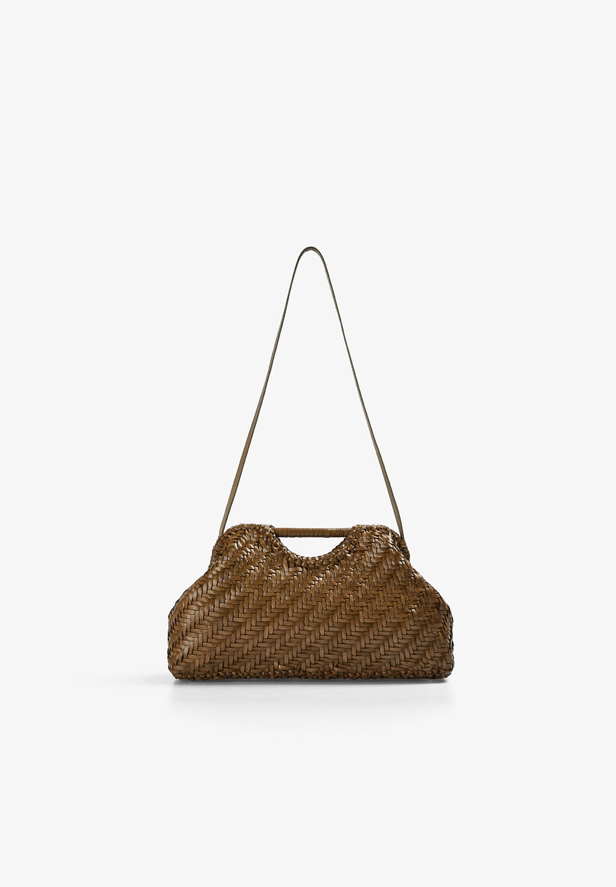 BOLSA DE PELE TRANÇADA
