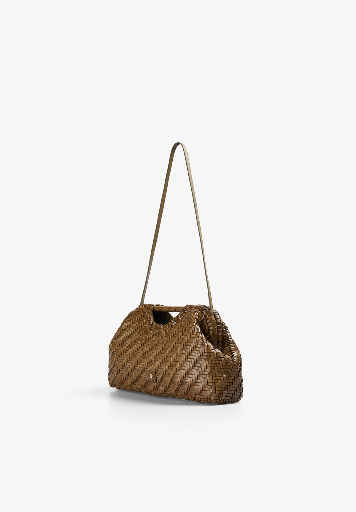 BOLSA DE PELE TRANÇADA