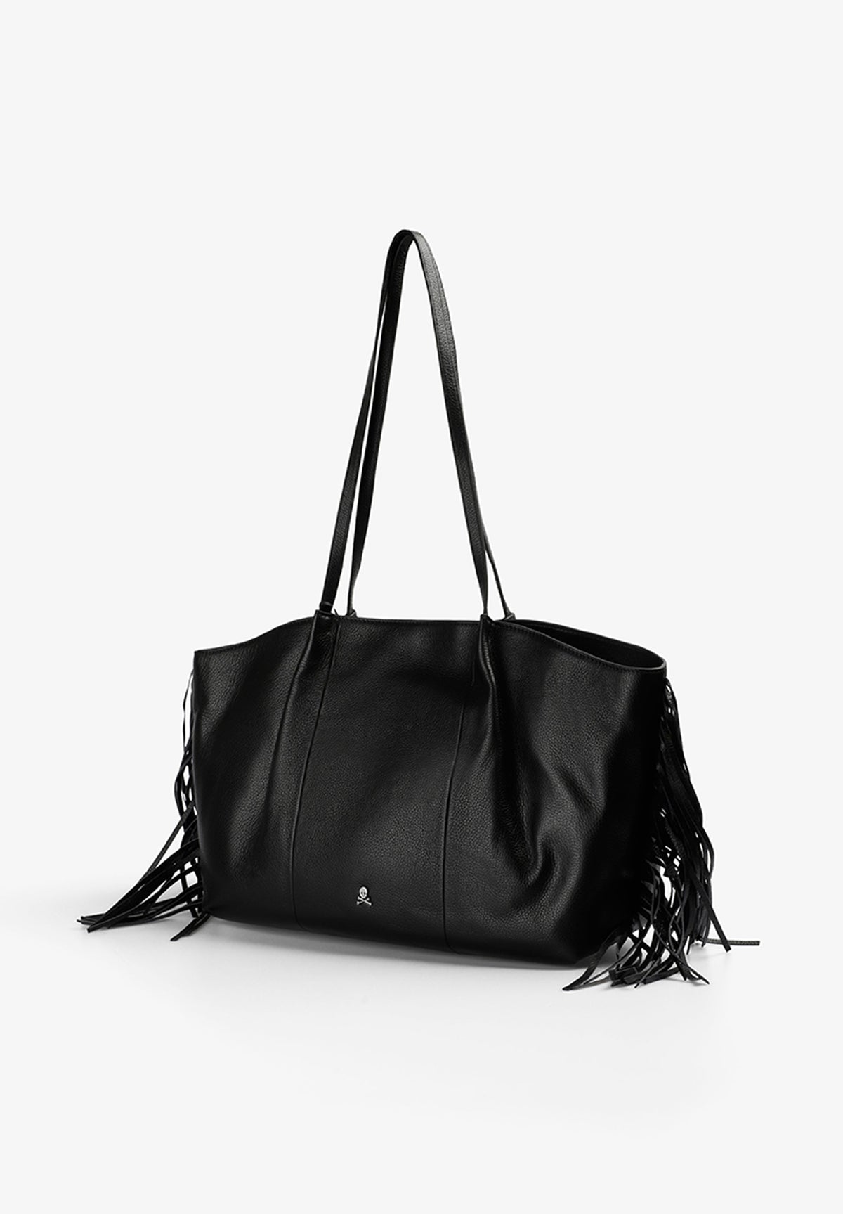 MALA SHOPPER EM PELE COM FRANJAS