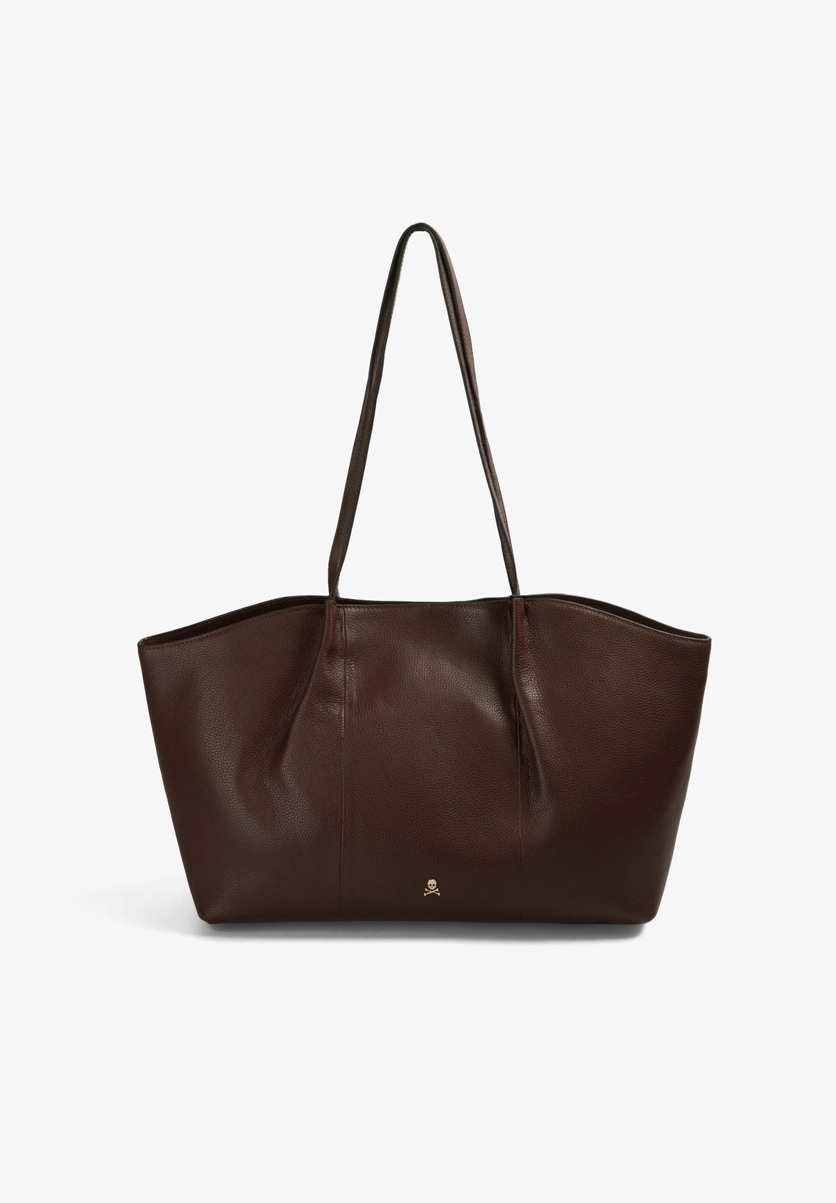 BOLSA SHOPPER EM PELE