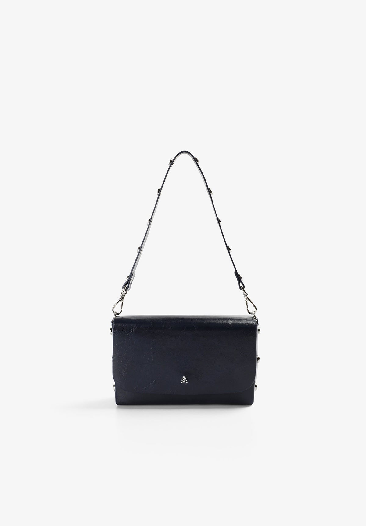 MINI BOLSA DE PELE COM ABAS