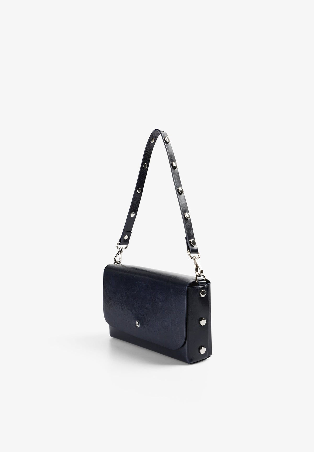 MINI BOLSA DE PELE COM ABAS