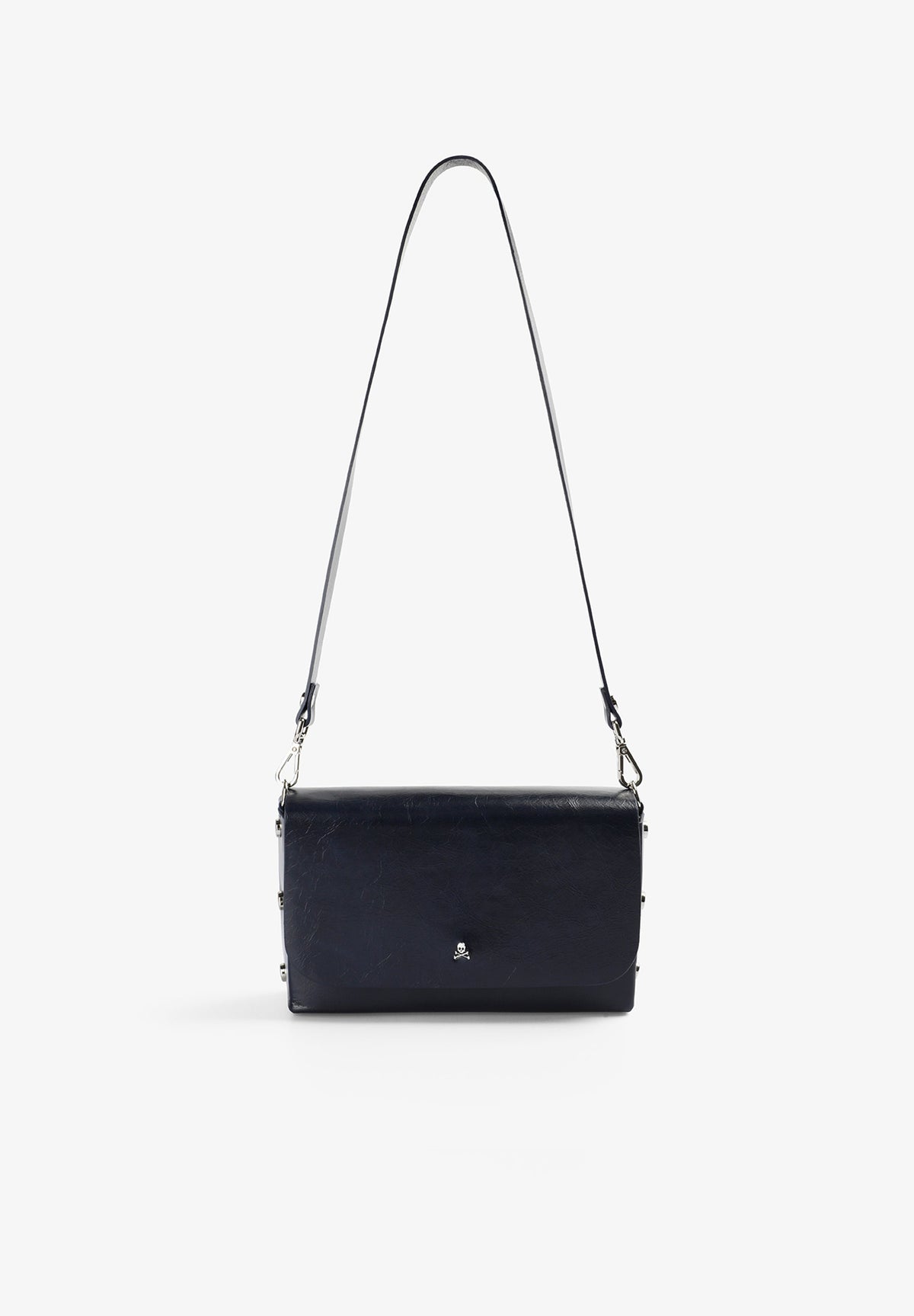 MINI BOLSA DE PELE COM ABAS