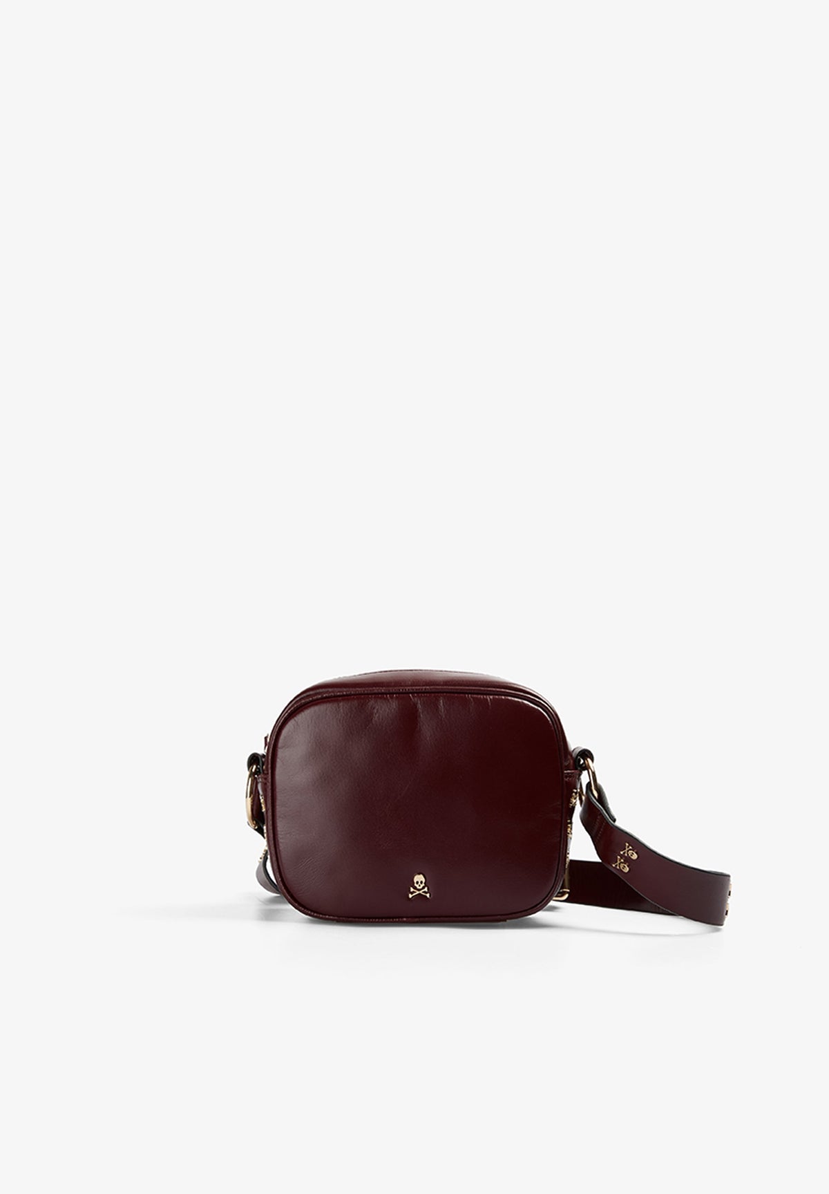 BOLSA EM PELE COM SKULLS