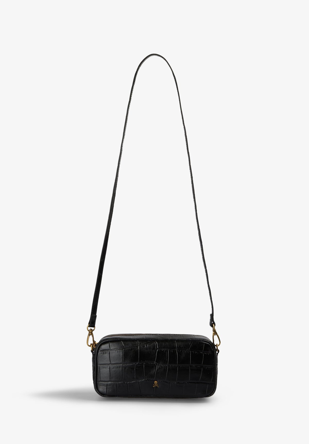 BOLSA BAGUETTE EM PELE