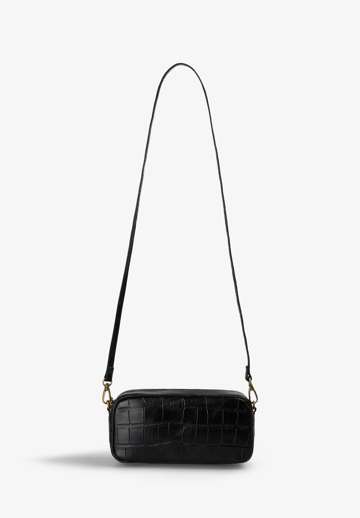 BOLSA BAGUETTE EM PELE