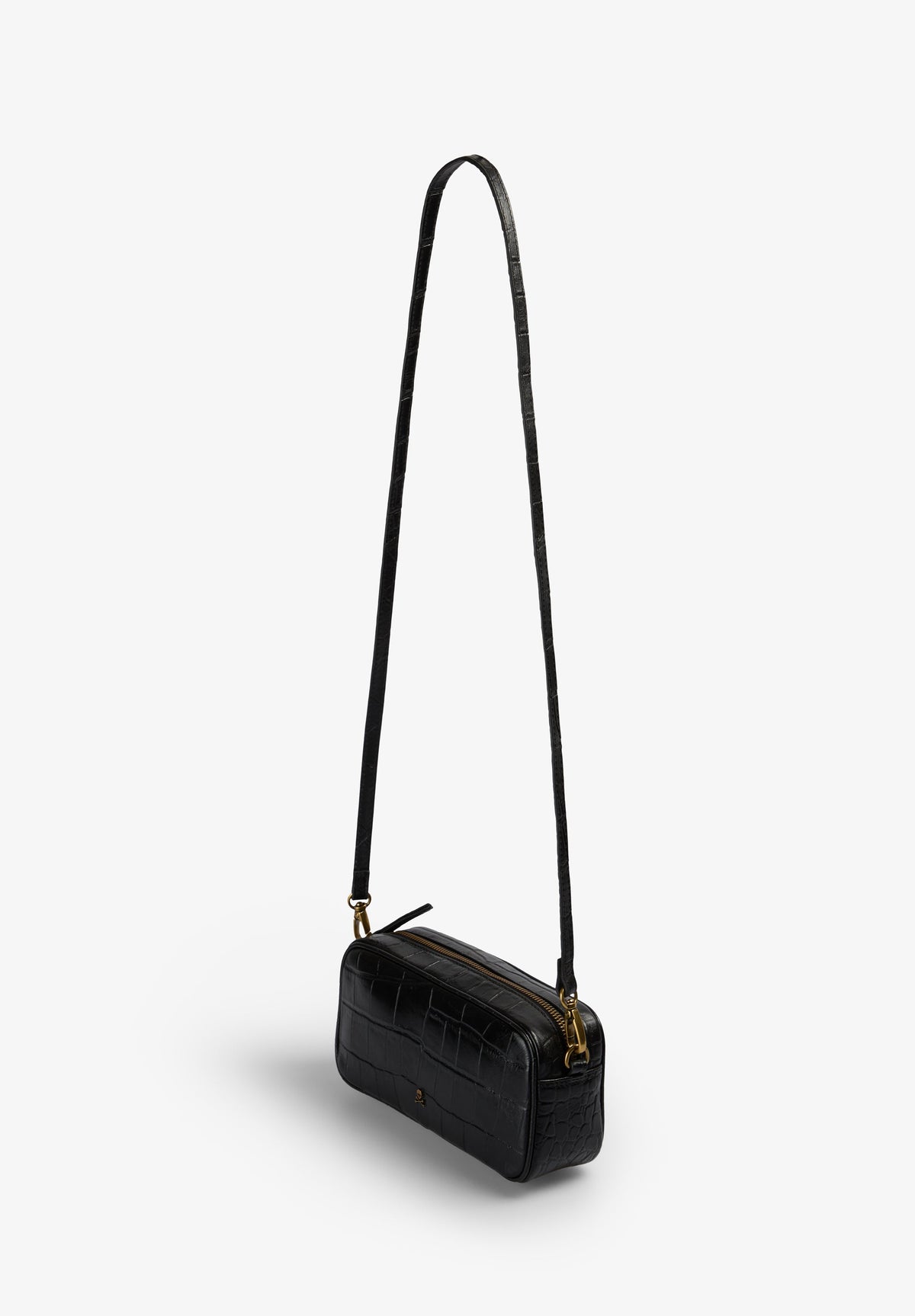 BOLSA BAGUETTE EM PELE