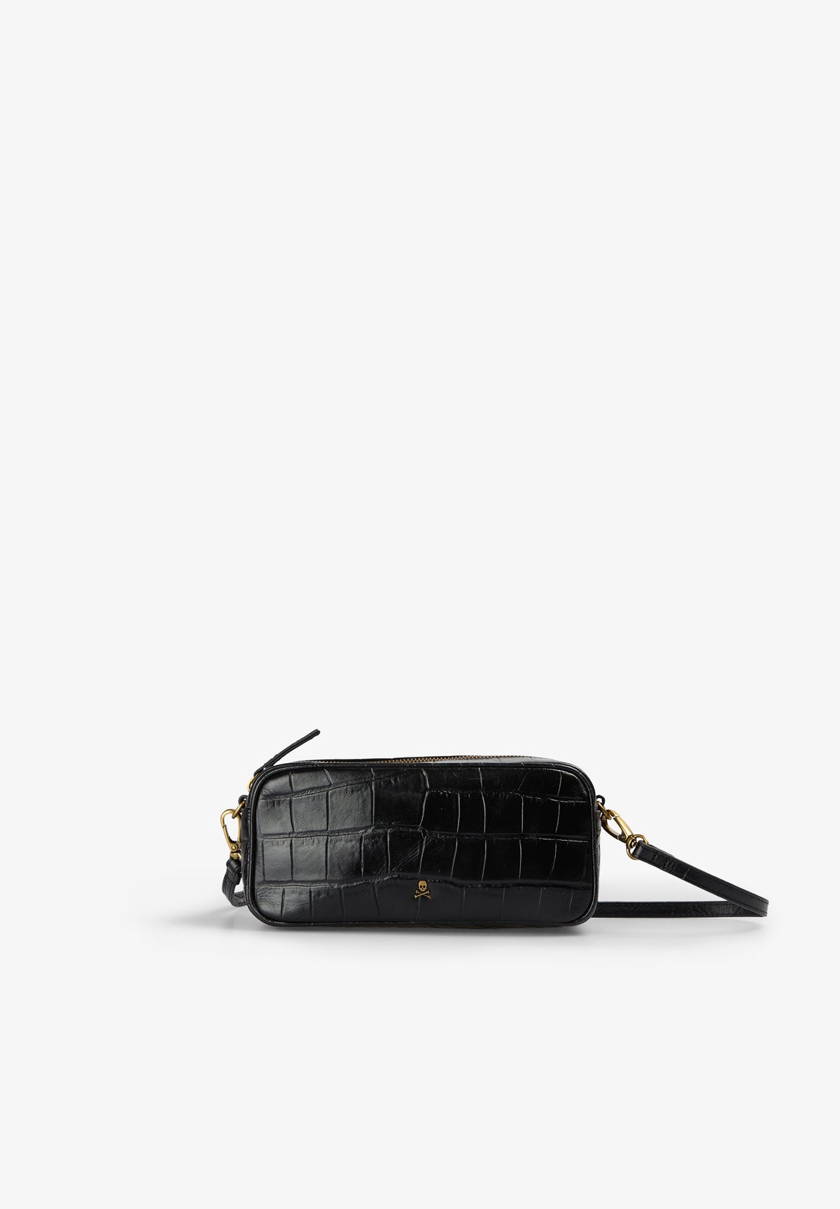 BOLSA BAGUETTE EM PELE