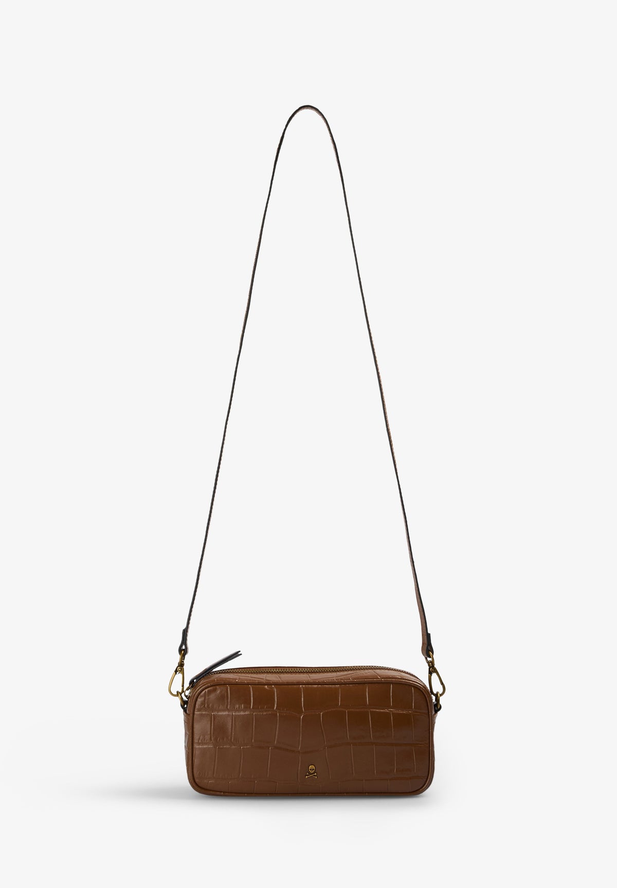 BOLSA BAGUETTE EM PELE