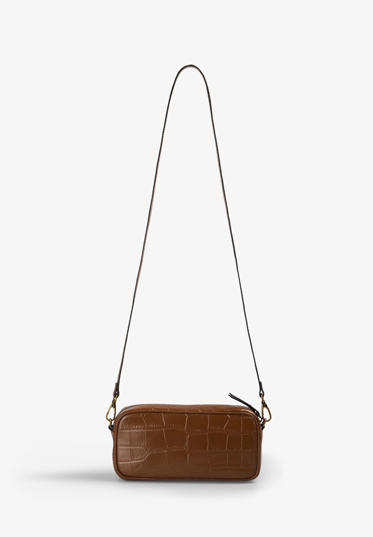 BOLSA BAGUETTE EM PELE