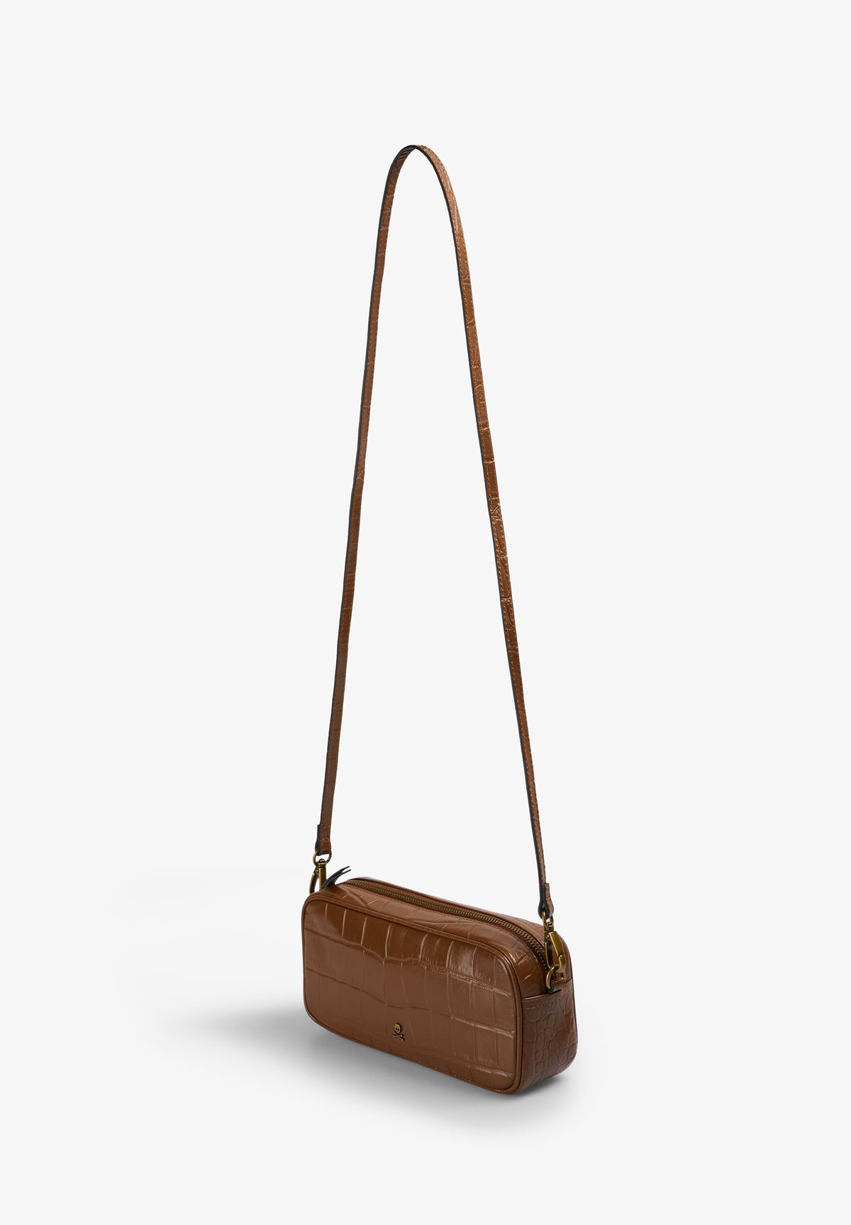 BOLSA BAGUETTE EM PELE