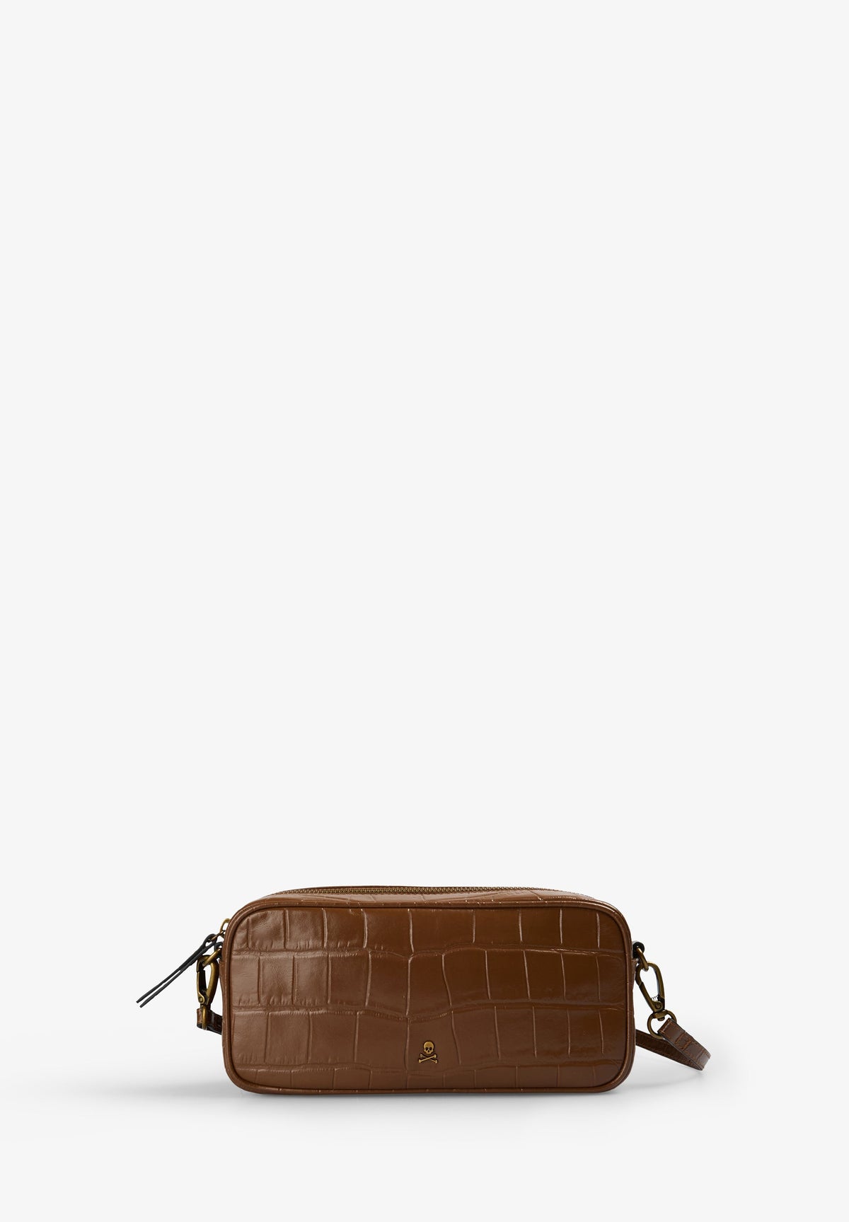 BOLSA BAGUETTE EM PELE