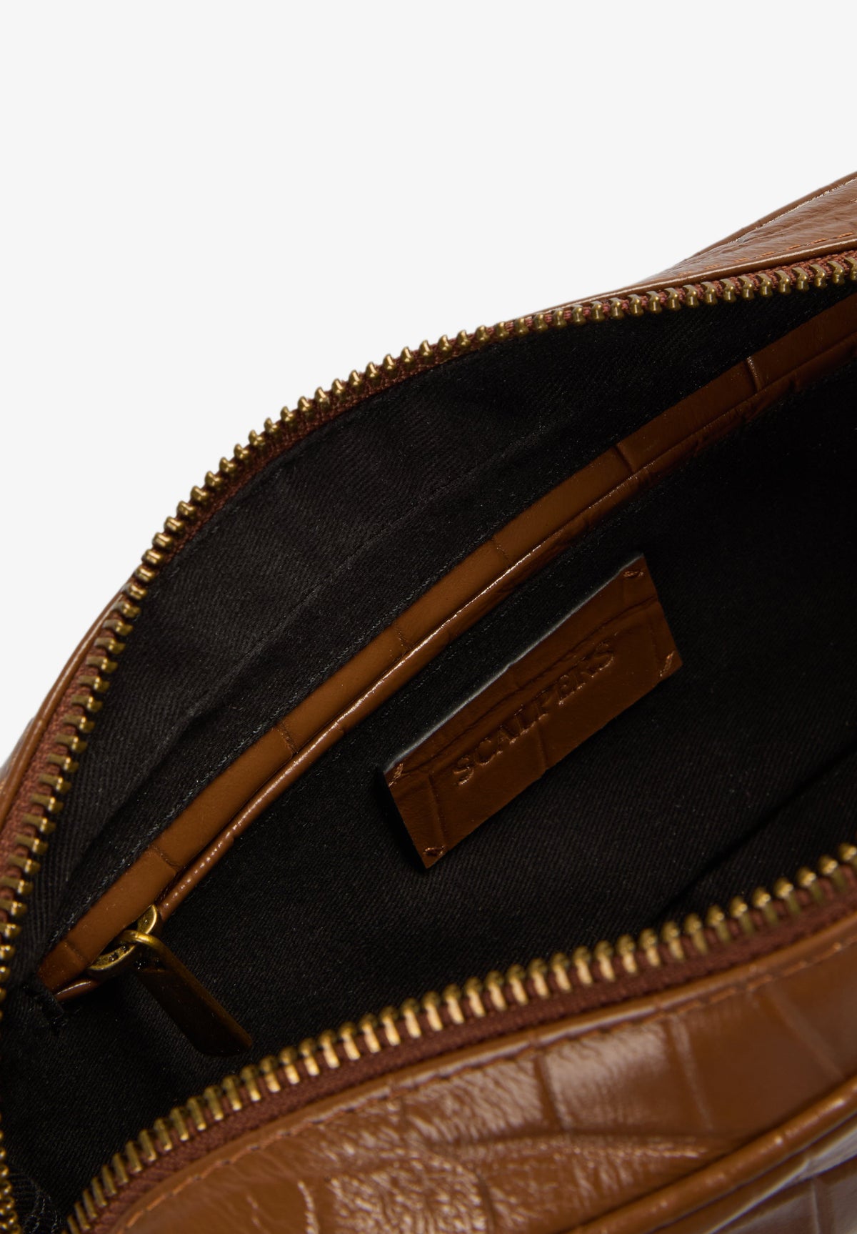 BOLSA BAGUETTE EM PELE