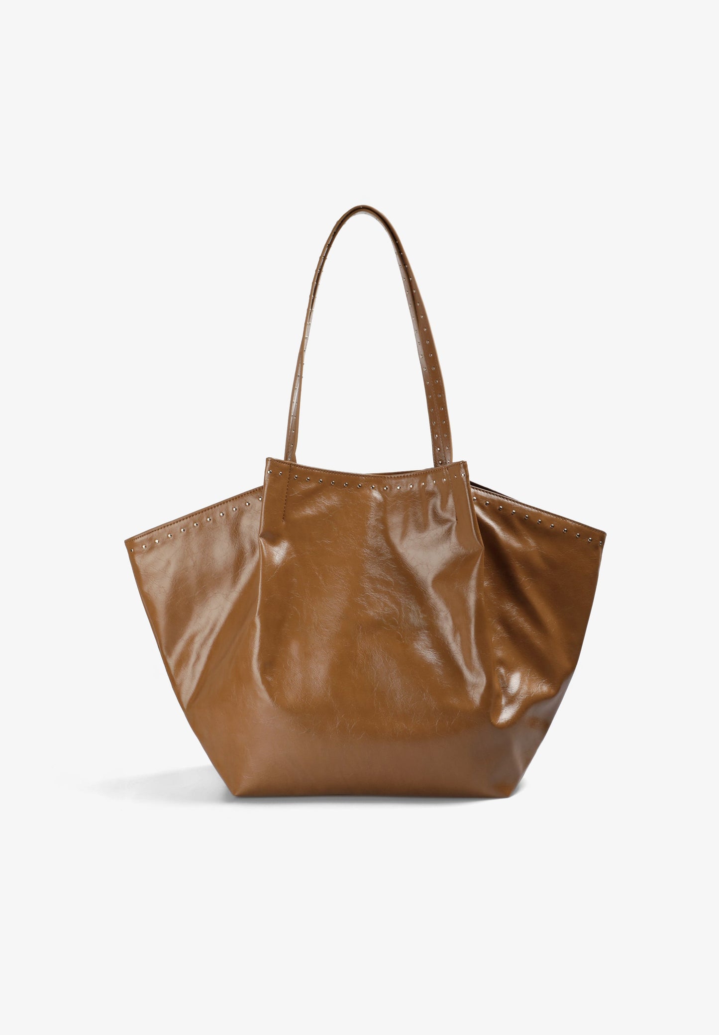 BOLSA SHOPPER ESTRUTURADA COM TACHAS