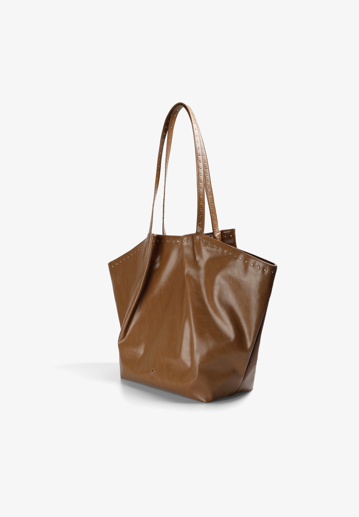 BOLSA SHOPPER ESTRUTURADA COM TACHAS