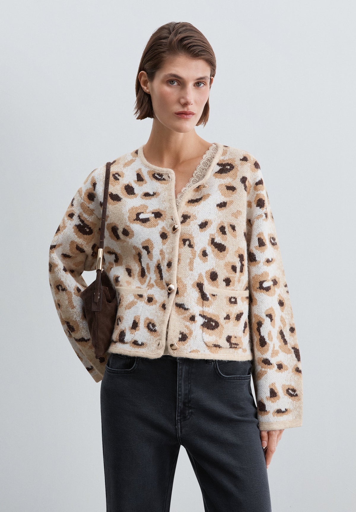 CARDIGAN ESTAMPADO ANIMAL