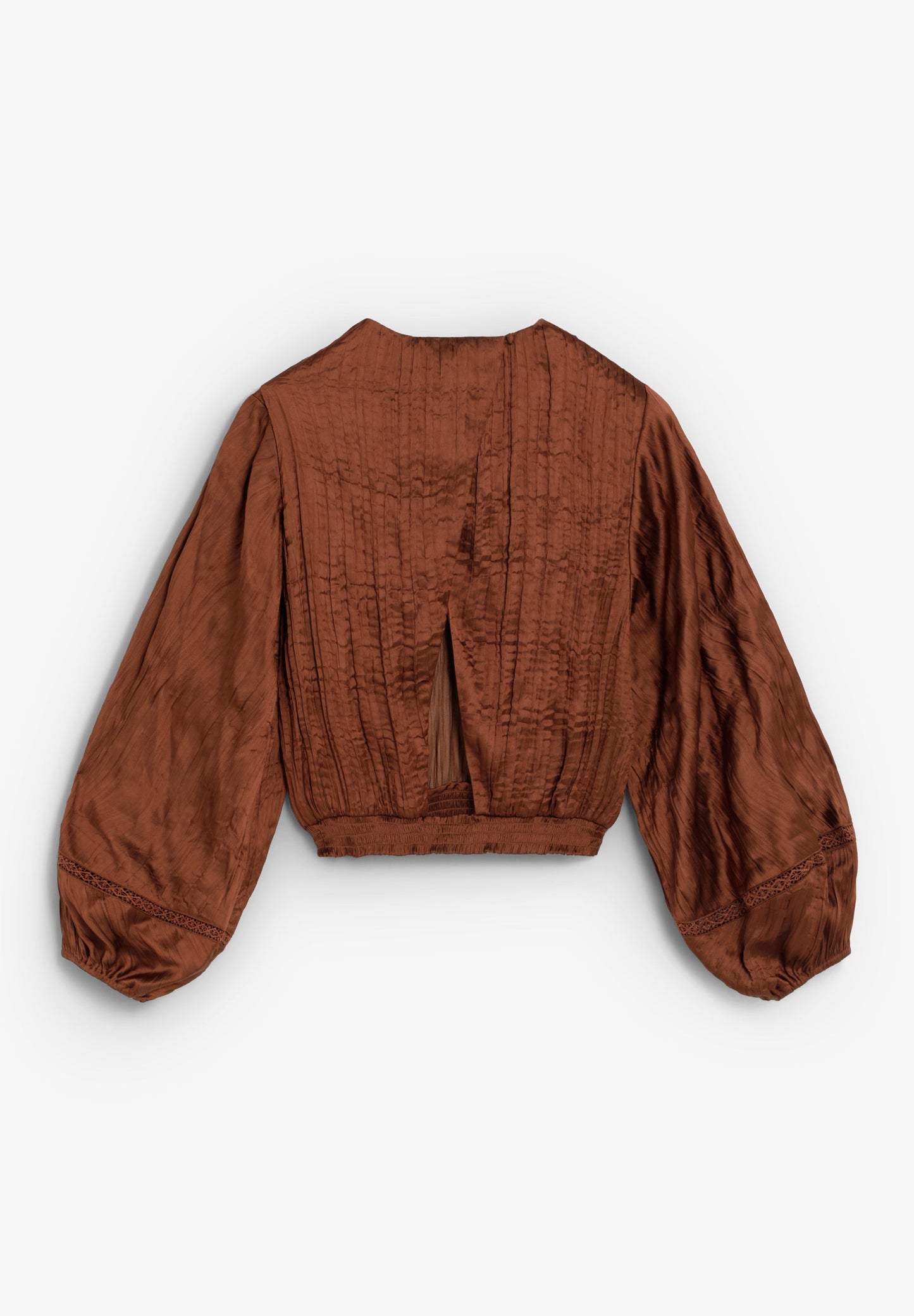TOP ACETINADO COM TEXTURA