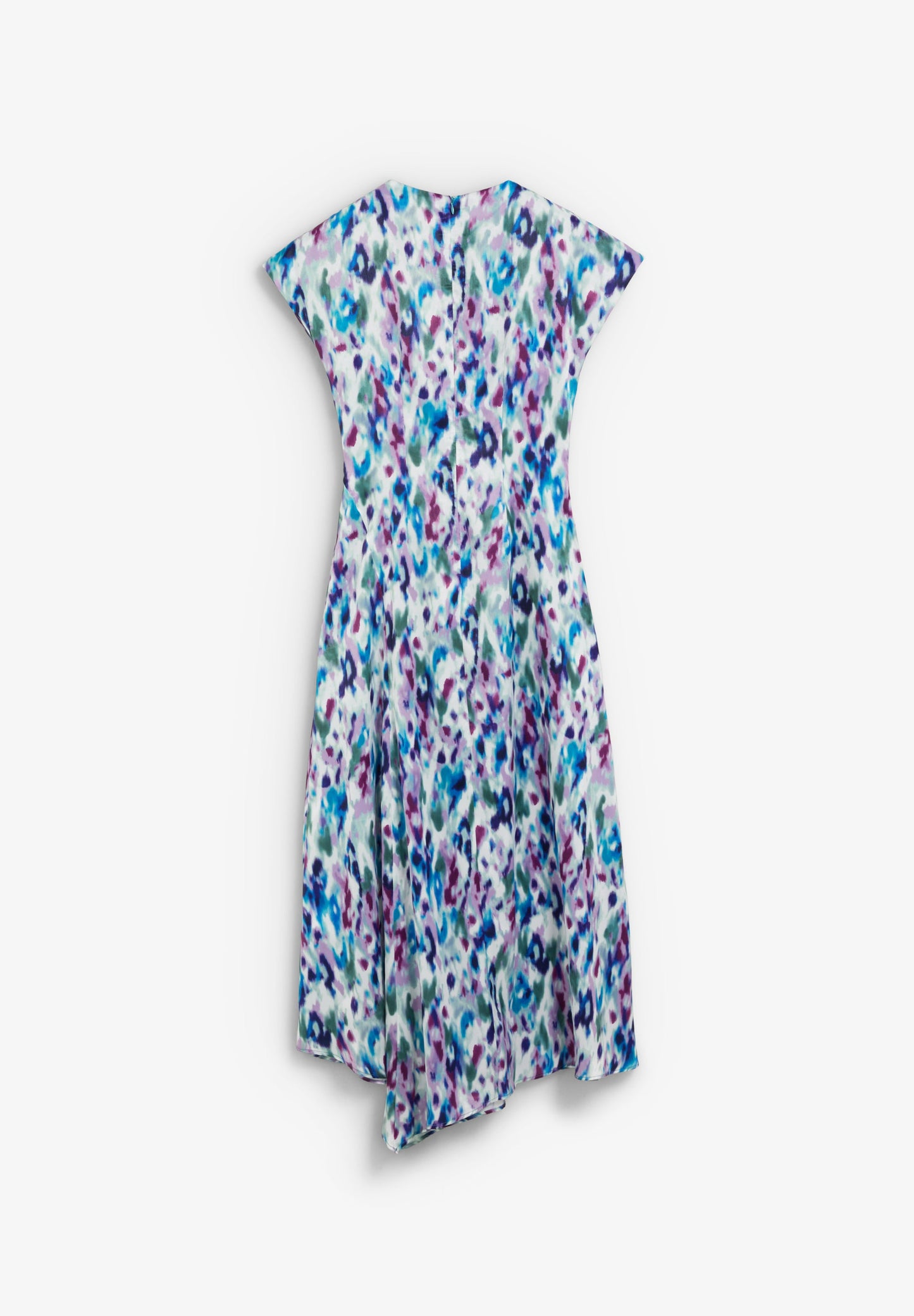 VESTIDO MIDI ESTAMPADO COM LAÇADA