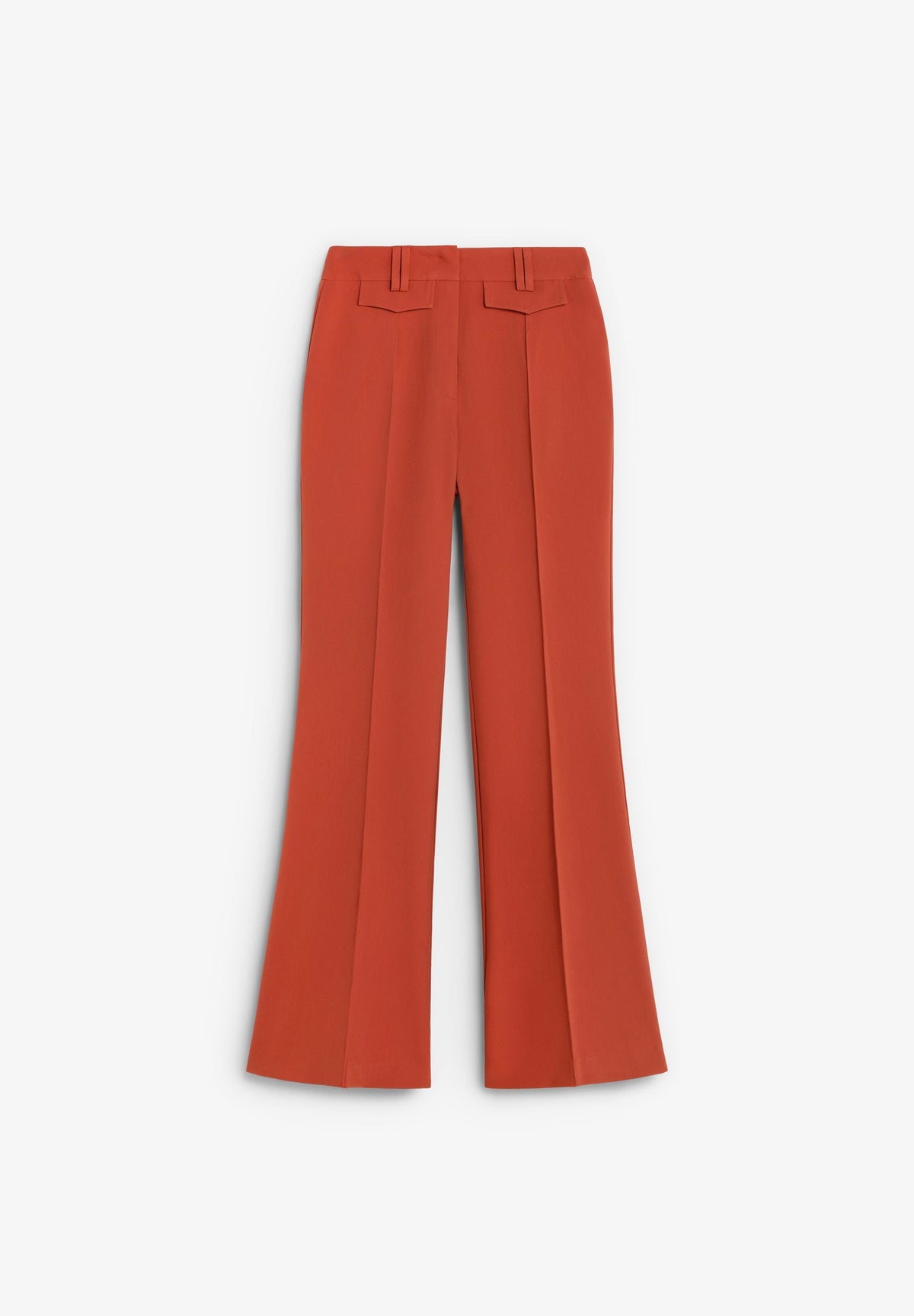 CALÇAS BOOTCUT COM PINÇAS