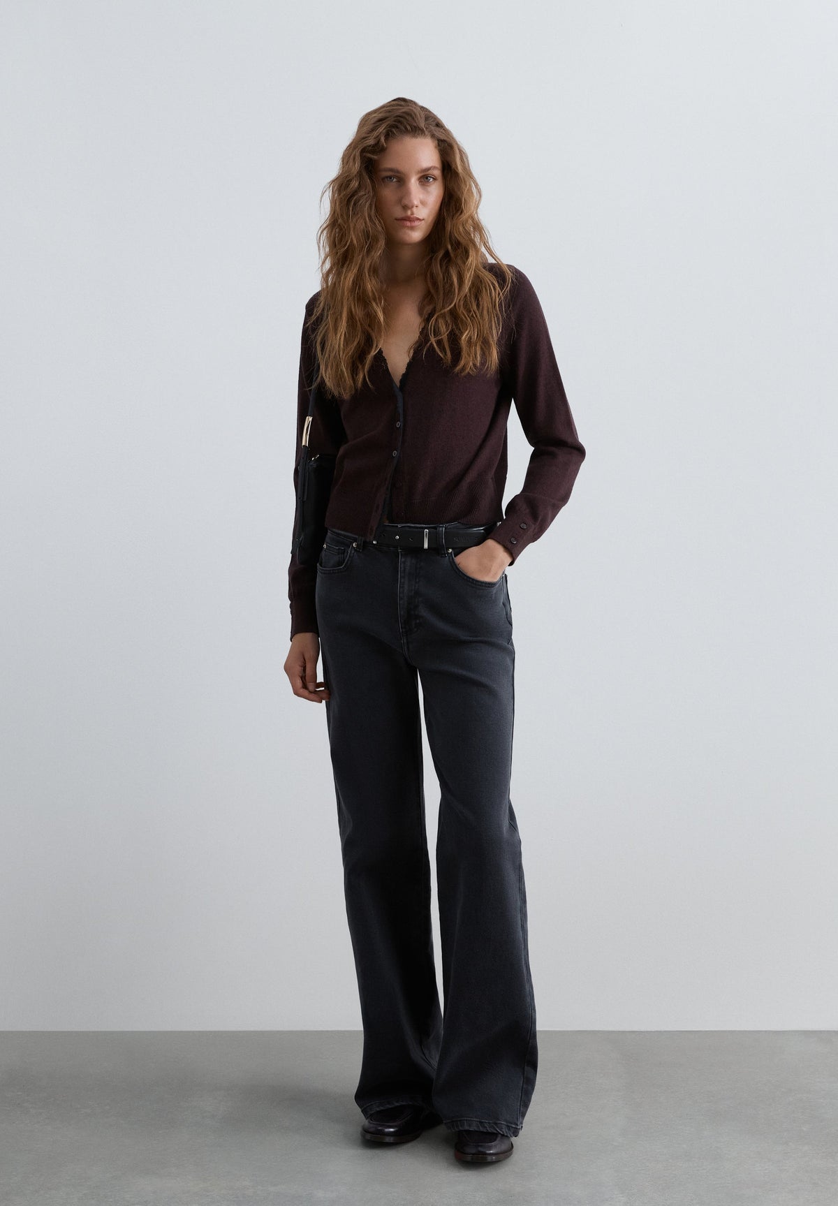 CALÇAS DENIM MID WAIST
