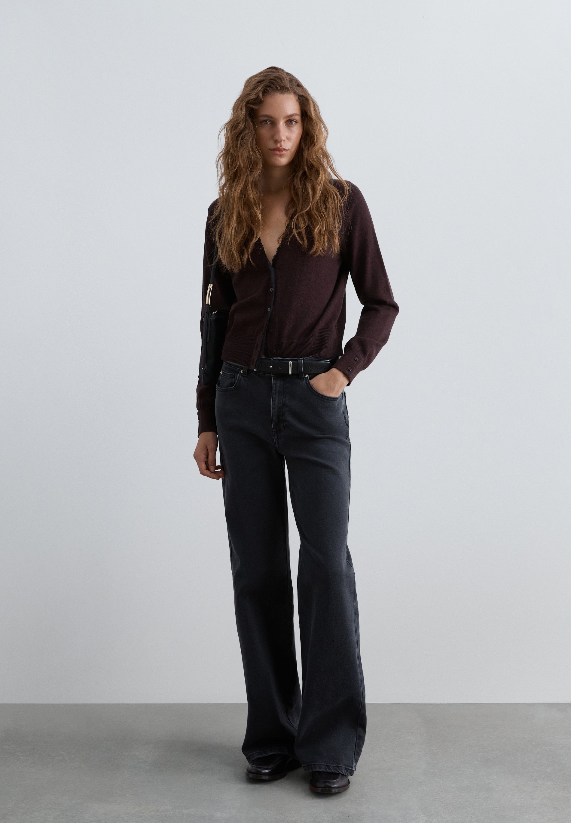 CALÇAS DENIM MID WAIST