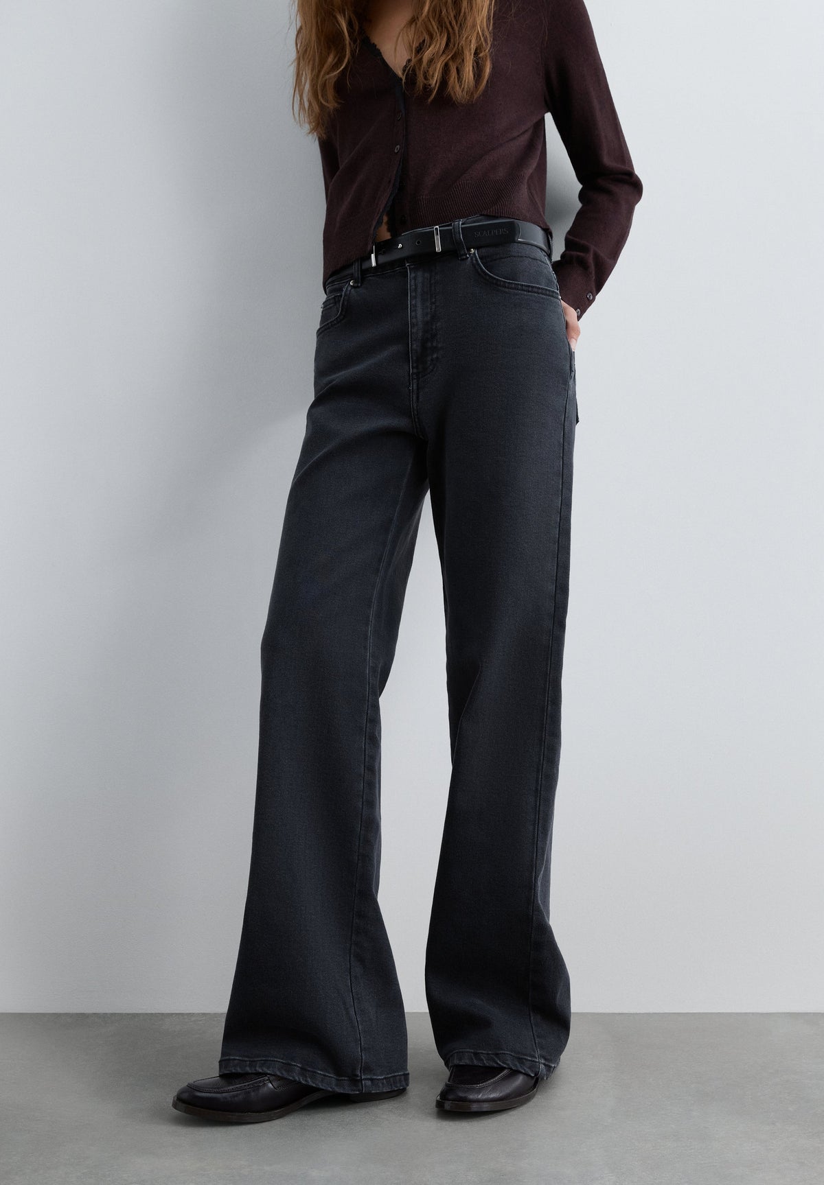 CALÇAS DENIM MID WAIST