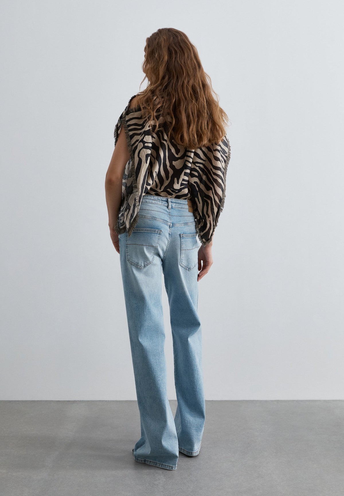 CALÇAS DENIM MID WAIST