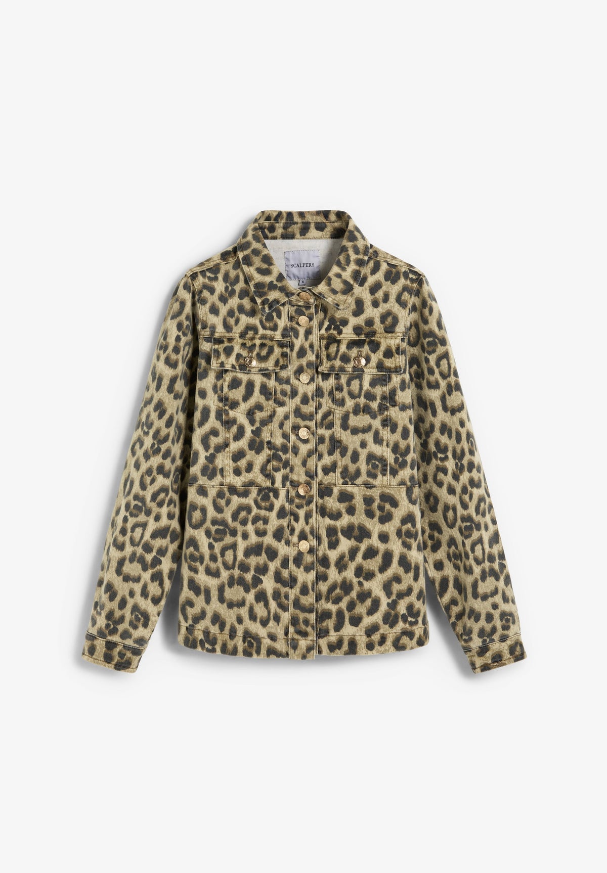 CAMISA DENIM COM ESTAMPADO ANIMAL