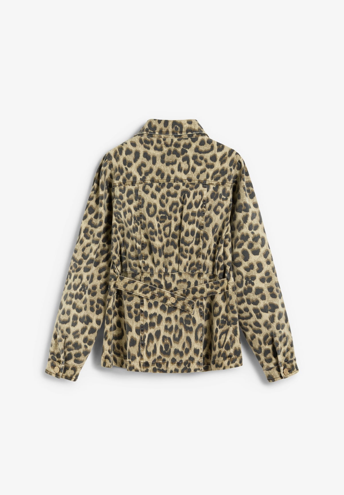 CAMISA DENIM COM ESTAMPADO ANIMAL