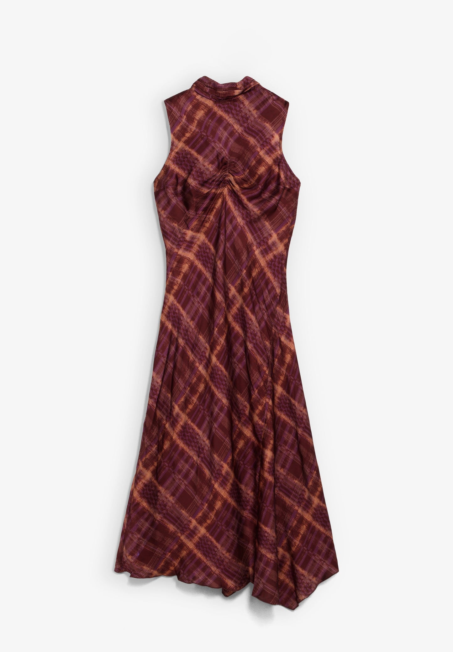VESTIDO DE GOLA HALTER ESTAMPADO