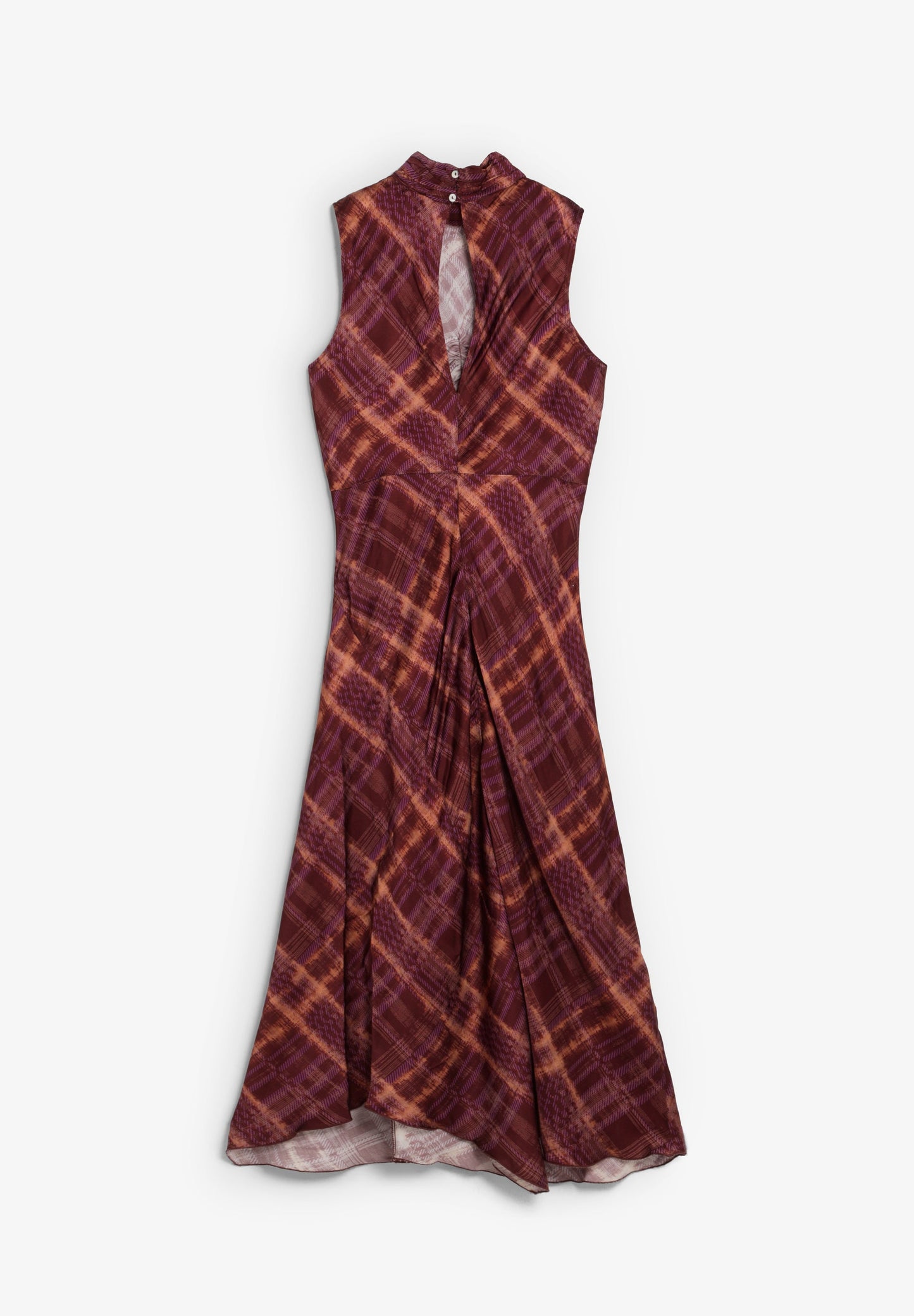 VESTIDO DE GOLA HALTER ESTAMPADO