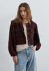 CASACO TWEED COM FIO METALIZADO
