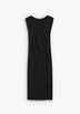 VESTIDO MIDI COM DRAPEADO LATERAL