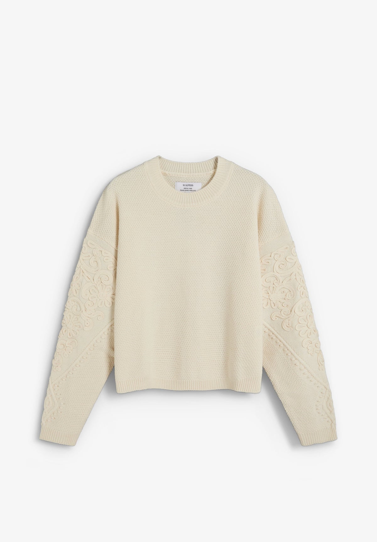 SWEATER COM PORMENORES FLORAIS