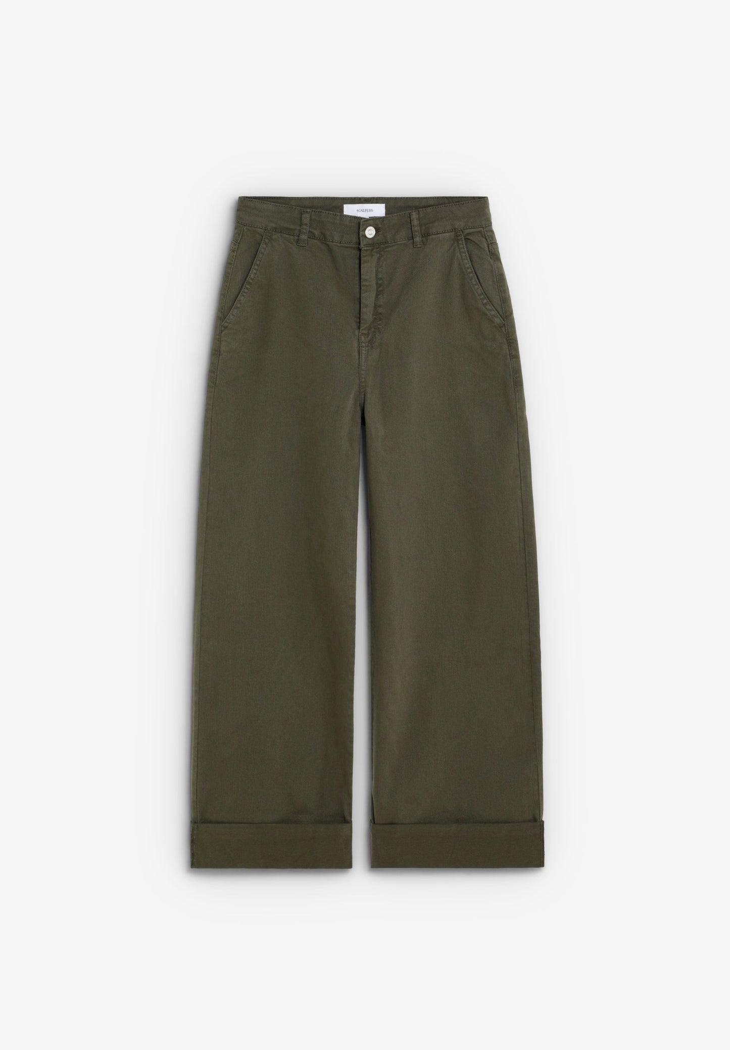 CALÇAS DENIM COM PORMENOR NA BAINHA