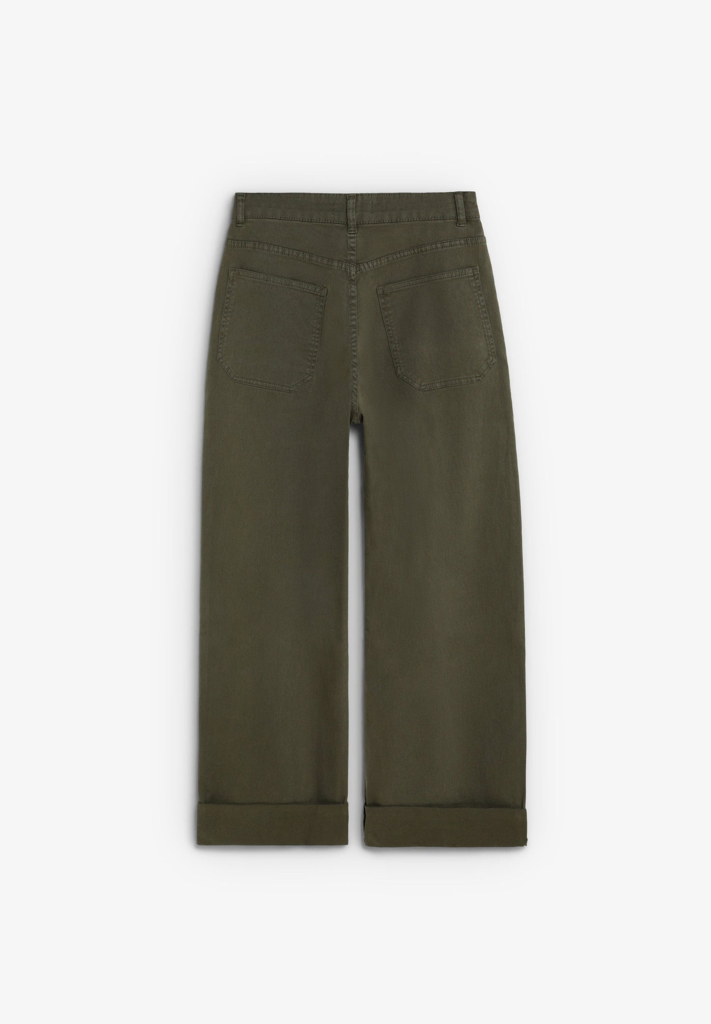 CALÇAS DENIM COM PORMENOR NA BAINHA