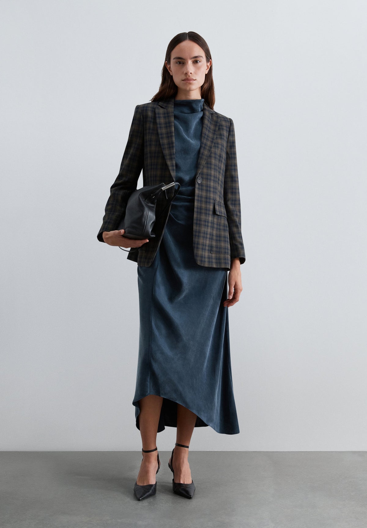 BLAZER DE XADREZ COM CINTO