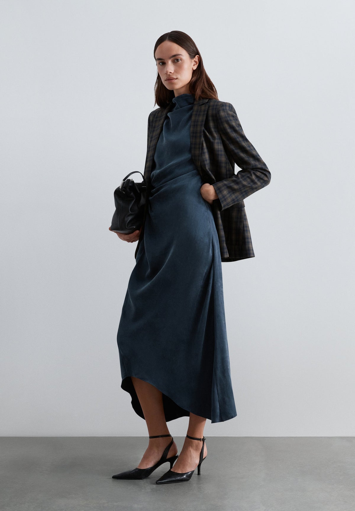 BLAZER DE XADREZ COM CINTO