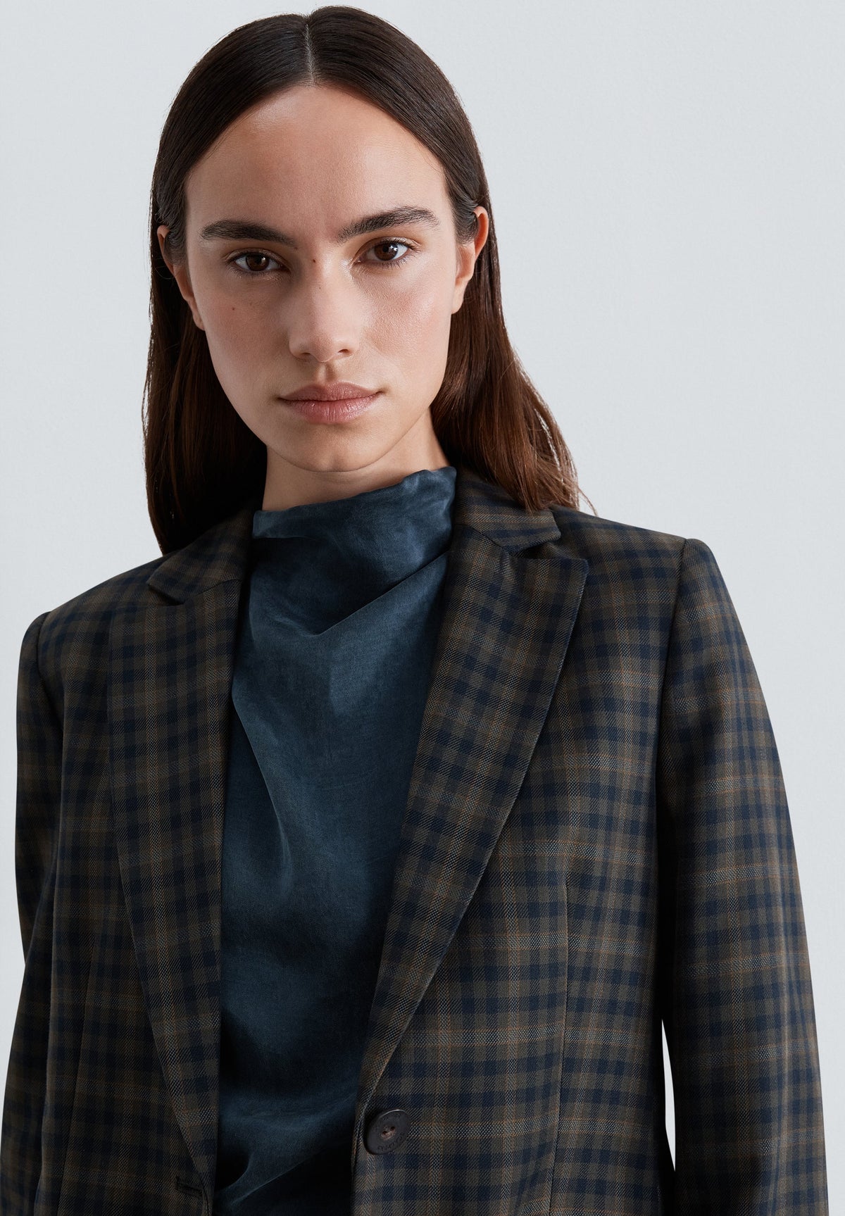 BLAZER DE XADREZ COM CINTO