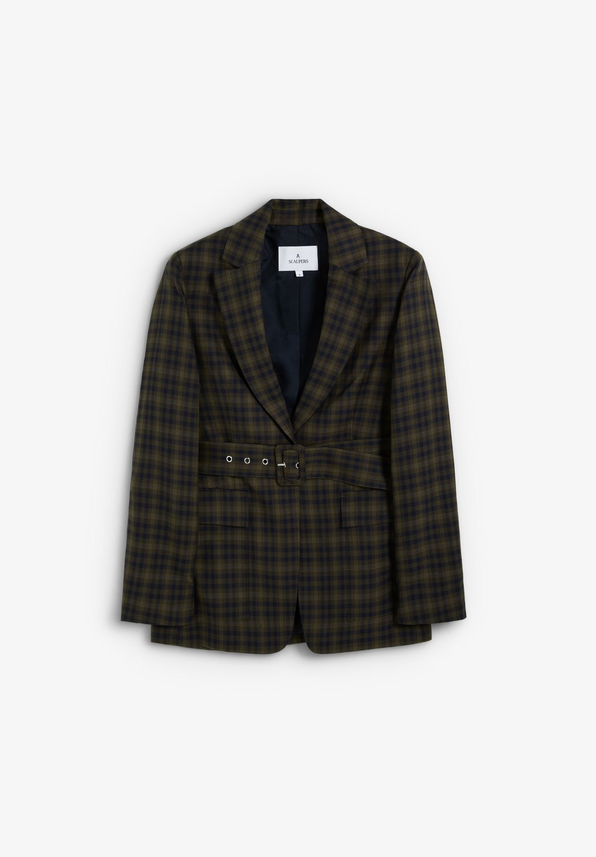 BLAZER DE XADREZ COM CINTO