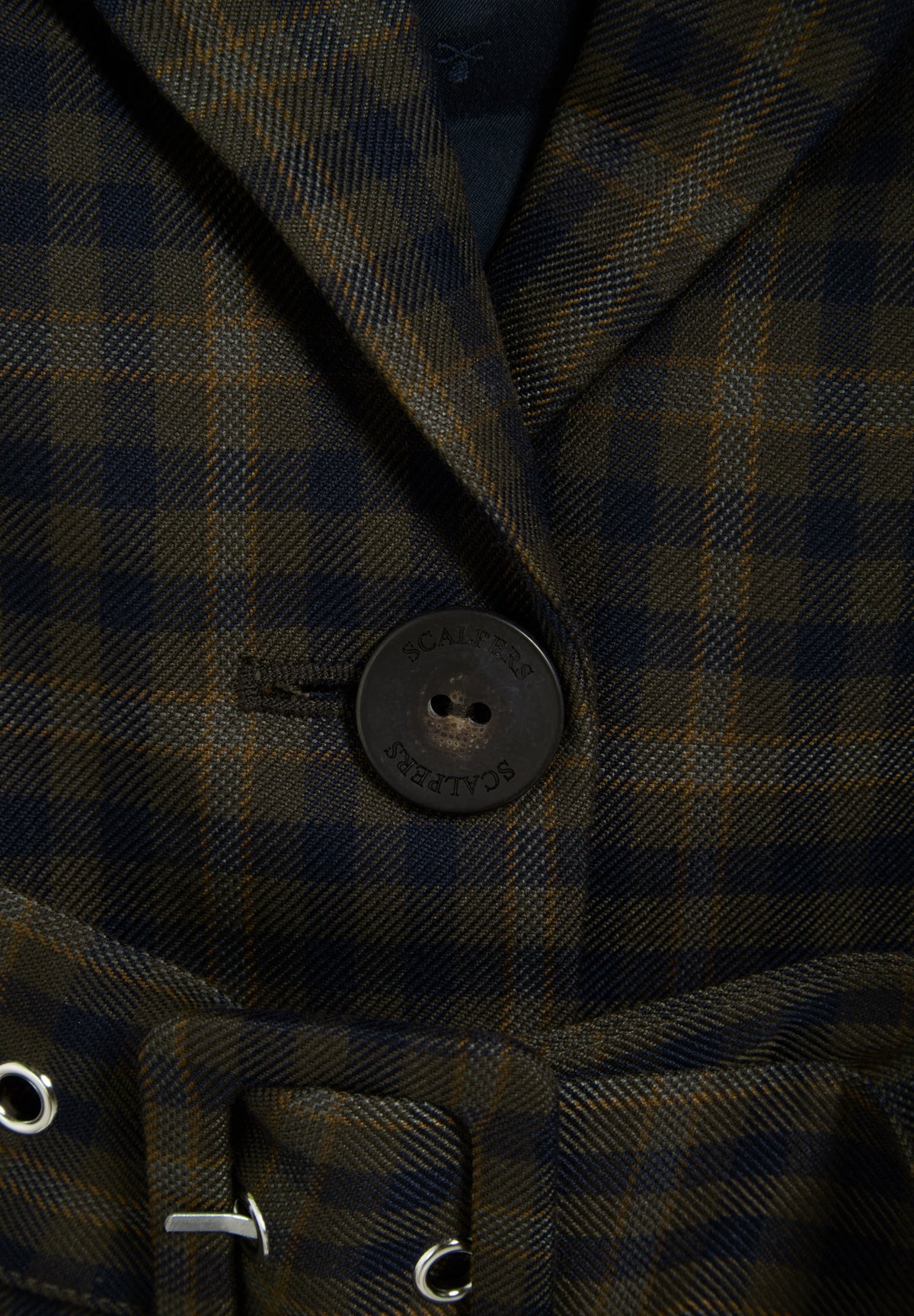 BLAZER DE XADREZ COM CINTO
