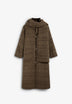 SCHANDMADE REVERSIBLE SCARF COAT
