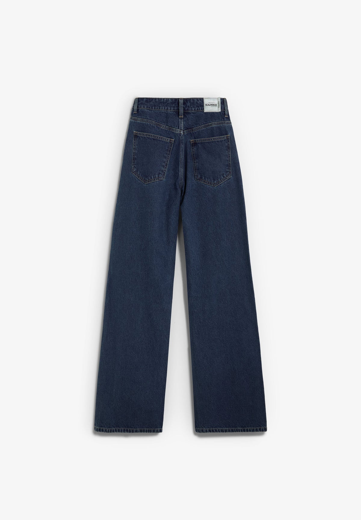 JEANS WIDE LEG COM PEDRARIA