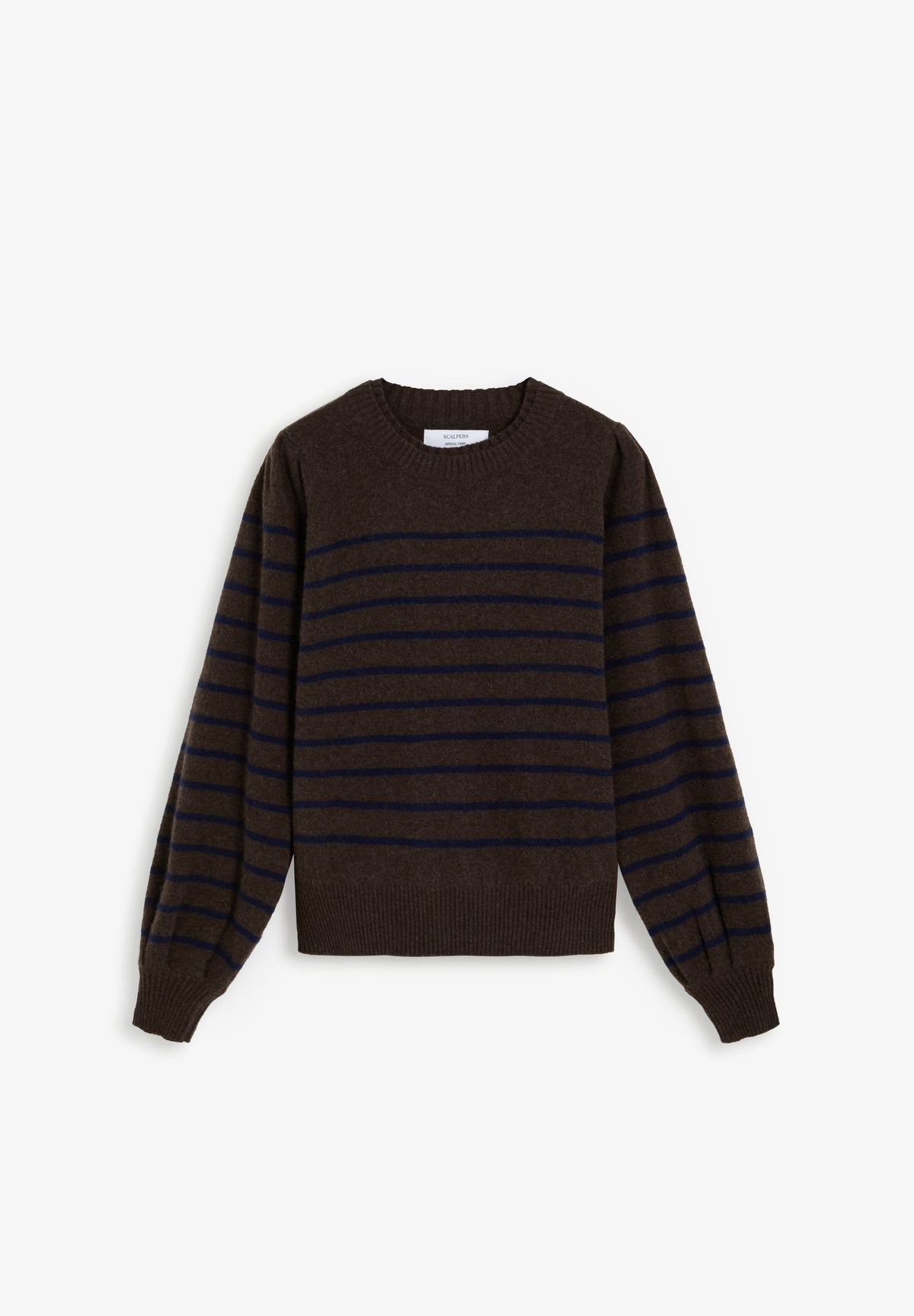 SWEATER DE LÃ COM PORMENOR NA GOLA